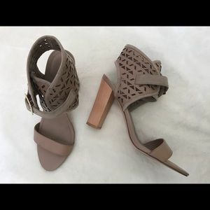 Cream sandals- heels
